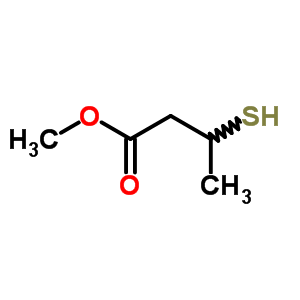 3-疏基丁酸甲酯结构式_54051-19-3结构式