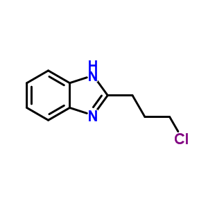 2-(3-Chloropropyl)-1h-benzoimidazole Structure,54104-37-9Structure