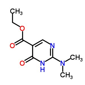 Ethyl 2-(dimethylamino)-6-oxo-1,6-dihydropyrimidine-5-carboxylate Structure,54127-88-7Structure