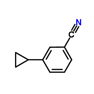 3-Cyclopropylbenzonitrile Structure,54134-94-0Structure