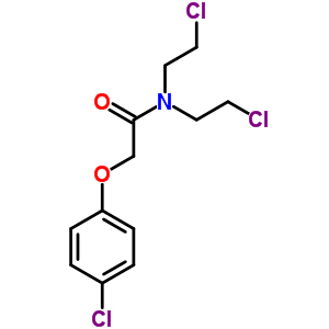 N,n-bis(2-chloroethyl)-2-(4-chlorophenoxy)acetamide Structure,54139-57-0Structure