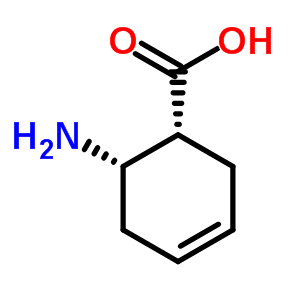 顺式-2-氨基-4-环己烯-1-羧酸结构式_54162-90-2结构式