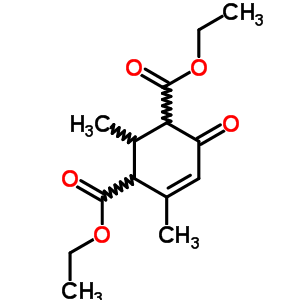 Diethyl 2,6-dimethyl-4-oxo-cyclohex-2-ene-1,5-dicarboxylate Structure,5423-31-4Structure