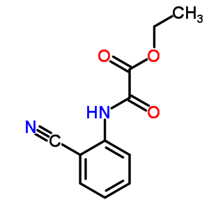 Ethyl (2-cyanophenyl)carbamoylformate Structure,54249-43-3Structure