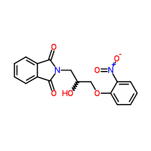 2-[2-Hydroxy-3-(2-nitrophenoxy)propyl]isoindole-1,3-dione Structure,54252-49-2Structure