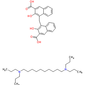 4-[(3-Carboxy-2-hydroxy-naphthalen-1-yl)methyl]-3-hydroxy-naphthalene-2-carboxylic acid Structure,5429-81-2Structure