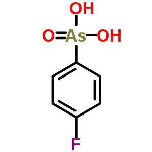 4-氟苯胂酸结构式_5430-13-7结构式