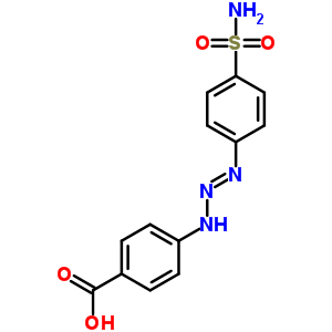 4-[2-(4-Sulfamoylphenyl)iminohydrazinyl]benzoic acid Structure,5433-48-7Structure