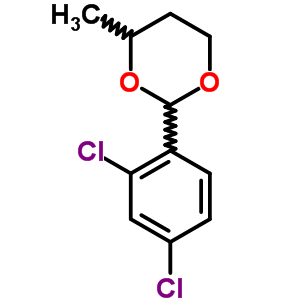 2-(2,4-Dichlorophenyl)-4-methyl-1,3-dioxane Structure,5436-71-5Structure