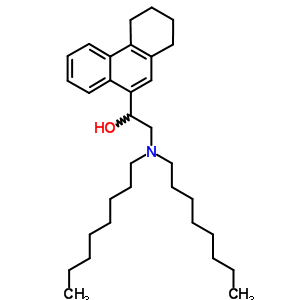 2-(Dioctylamino)-1-(1,2,3,4-tetrahydrophenanthren-9-yl)ethanol Structure,5437-32-1Structure