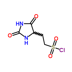 2-(2,5-Dioxoimidazolidin-4-yl)ethanesulfonyl chloride Structure,5437-54-7Structure