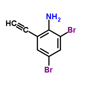 2,4-Dibromo-6-ethynyl-phenylamine Structure,543740-86-9Structure