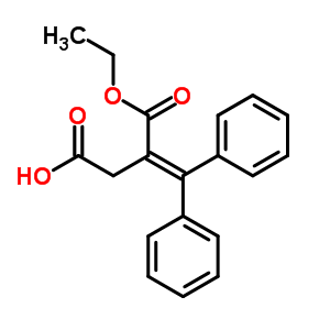 3-(Ethoxycarbonyl)-4,4-diphenyl-3-butenoic acid Structure,5438-22-2Structure