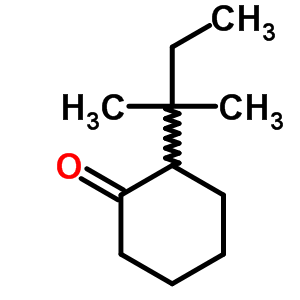 Cyclohexanone,2-(1,1-dimethylpropyl)- Structure,5441-54-3Structure