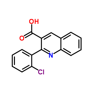 2-(2-Chlorophenyl)quinoline-3-carboxylic acid Structure,5442-33-1Structure