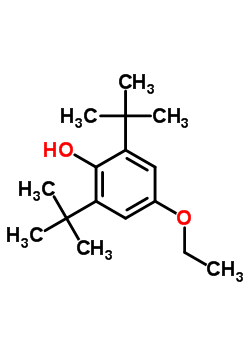 Phenol,2,6-bis(1,1-dimethylethyl)-4-ethoxy- Structure,5442-35-3Structure