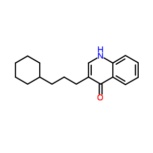 3-(3-Cyclohexylpropyl)-1h-quinolin-4-one Structure,5442-54-6Structure