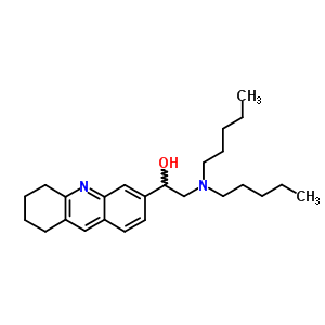 2-(Dipentylamino)-1-(5,6,7,8-tetrahydroacridin-3-yl)ethanol Structure,5442-99-9Structure