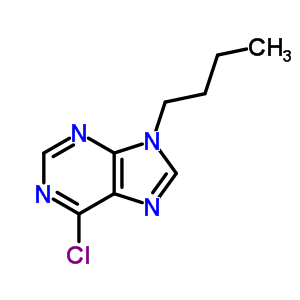 9-Butyl-6-chloro-purine Structure,5444-83-7Structure