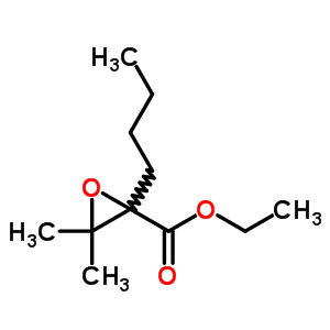 Ethyl 2-butyl-3,3-dimethyl-oxirane-2-carboxylate Structure,5445-36-3Structure