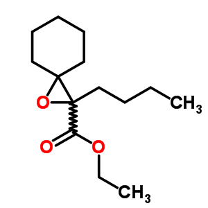 Ethyl 2-butyl-1-oxaspiro[2.5]octane-2-carboxylate Structure,5445-41-0Structure