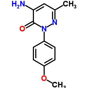 4-氨基-2-(4-甲氧基苯基)-6-甲基-吡嗪-3-酮结构式_5446-09-3结构式