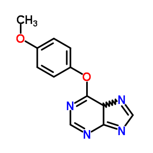 6-(4-Methoxyphenoxy)-5h-purine Structure,5446-38-8Structure