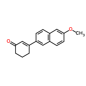 3-(6-Methoxynaphthalen-2-yl)cyclohex-2-en-1-one Structure,5446-71-9Structure