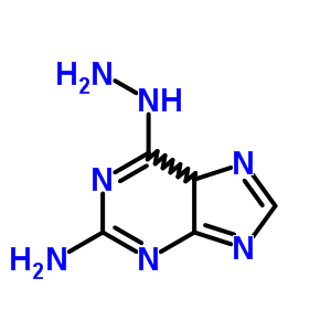 6-Hydrazino-9h-purin-2-amine Structure,5446-90-2Structure