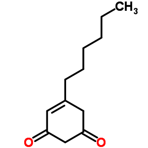 3-Hexylcyclohex-2-ene-1,5-dione Structure,5447-85-8Structure