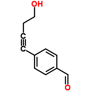 4-(4-Hydroxybut-1-yn-1-yl)benzaldehyde Structure,544707-13-3Structure