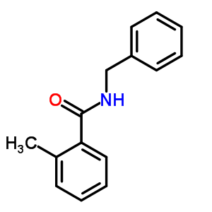 Benzamide,2-methyl-n-(phenylmethyl)- Structure,5448-38-4Structure