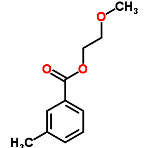 Benzoicacid, 3-methyl-, 2-methoxyethyl ester Structure,5448-53-3Structure