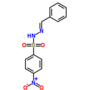 N-(benzylideneamino)-4-nitro-benzenesulfonamide Structure,5448-68-0Structure