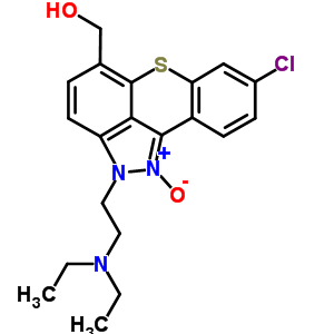 8-Chloro-5-(hydroxymethyl)-n,n-diethyl-2h-[1]benzothiopyrano[4,3,2-cd]indazole-2-ethan-1-aminen-oxide Structure,54484-91-2Structure