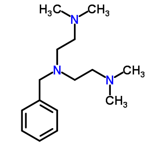 N-苄基-n-(2-二甲基氨基乙基)-N,N-二甲基-乙烷-1,2-二胺结构式_5449-35-4结构式