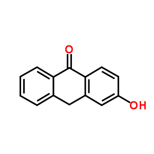 3-羟基-10H-蒽-9-酮结构式_5449-65-0结构式