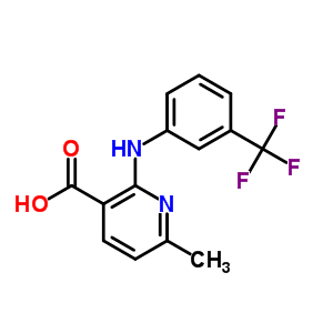 6-Methyl-2-[[3-(trifluoromethyl)phenyl ]amino]pyridine-3-carboxylic acid Structure,54530-73-3Structure