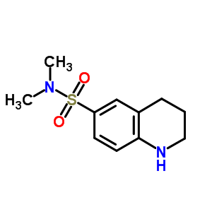 N,n-dimethyl-1,2,3,4-tetrahydroquinoline-6-sulfonamide Structure,5455-83-4Structure