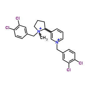 1-[(3,4-Dichlorophenyl)methyl]-5-[1-[(3,4-dichlorophenyl)methyl]-1-methyl-2,3,4,5-tetrahydropyrrol-2-yl]pyridine Structure,5456-24-6Structure