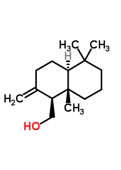 (4Aalpha)-2-亚甲基-5,5,8Abeta-三甲基十氢萘-1beta-甲醇结构式_54632-04-1结构式