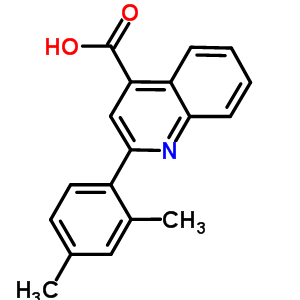 2-(2,4-Dimethylphenyl)quinoline-4-carboxylic acid Structure,5466-33-1Structure