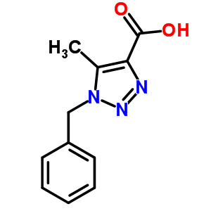 1-Benzyl-5-methyl-1h-[1,2,3]triazole-4-carboxylic acid Structure,54698-60-1Structure