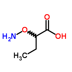 Butanoic acid,2-(aminooxy)-, hydrochloride (1:1) Structure,54716-30-2Structure