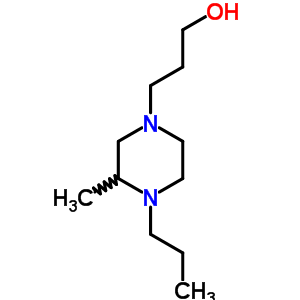 3-(3-Methyl-4-propyl-piperazin-1-yl)propan-1-ol Structure,5472-82-2Structure