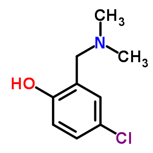 4-Chloro-2-(dimethylaminomethyl)phenol Structure,54828-00-1Structure