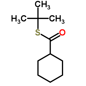 環己烷羰基硫代羧酸s-叔丁酯結構式_54829-37-7結構式