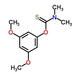 O-(3,5-dimethoxyphenyl)dimethyl thiocarbamate Structure,54839-87-1Structure