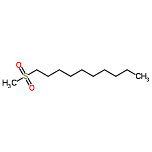 甲基癸基砜结构式_54863-62-6结构式