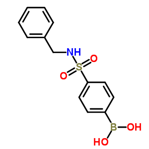 4-(N-苄基磺胺)苯硼酸结构式_548769-96-6结构式